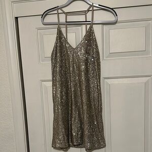 Sequin Gold Women's Dress